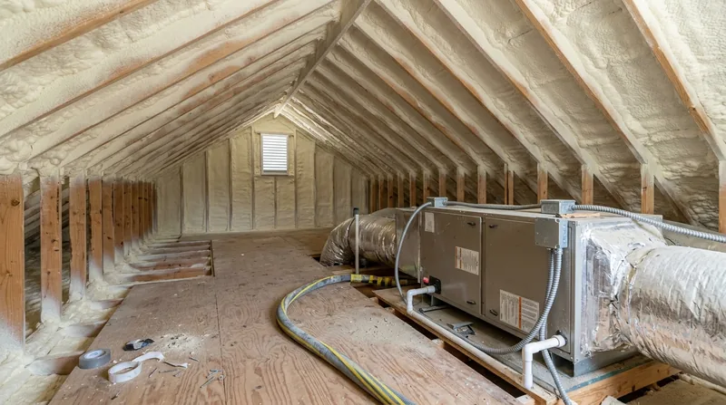 Attic Spray Foam Insulation Durham
